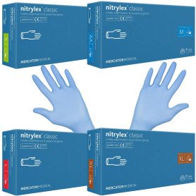 Gants médicaux jetables
